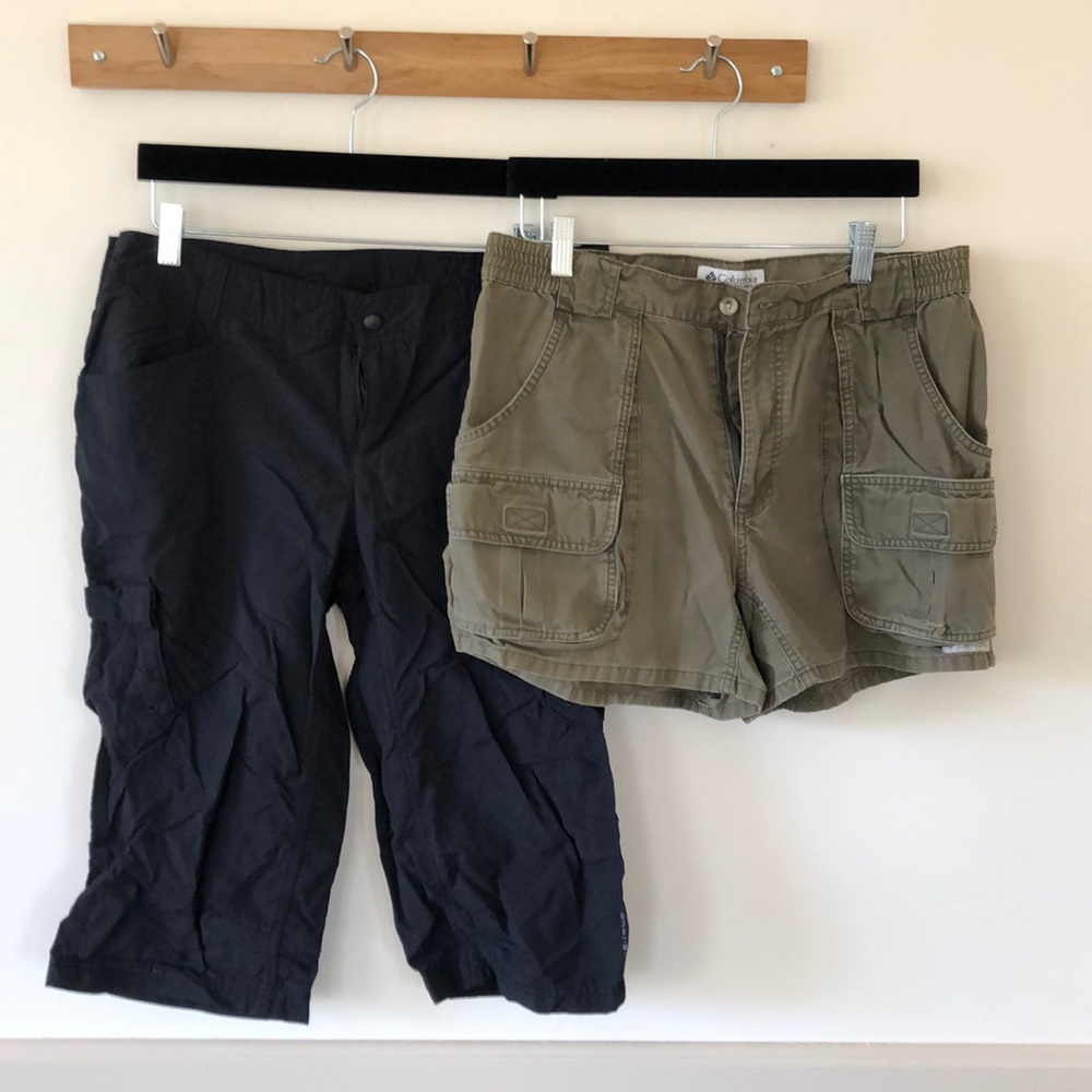 BUNDLE of ladies’ Columbia shorts, size 12.